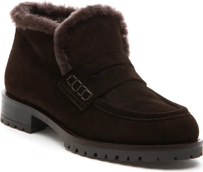 Zelia Genuine Shearling Weatherproof Boot (Women) | Nordstrom