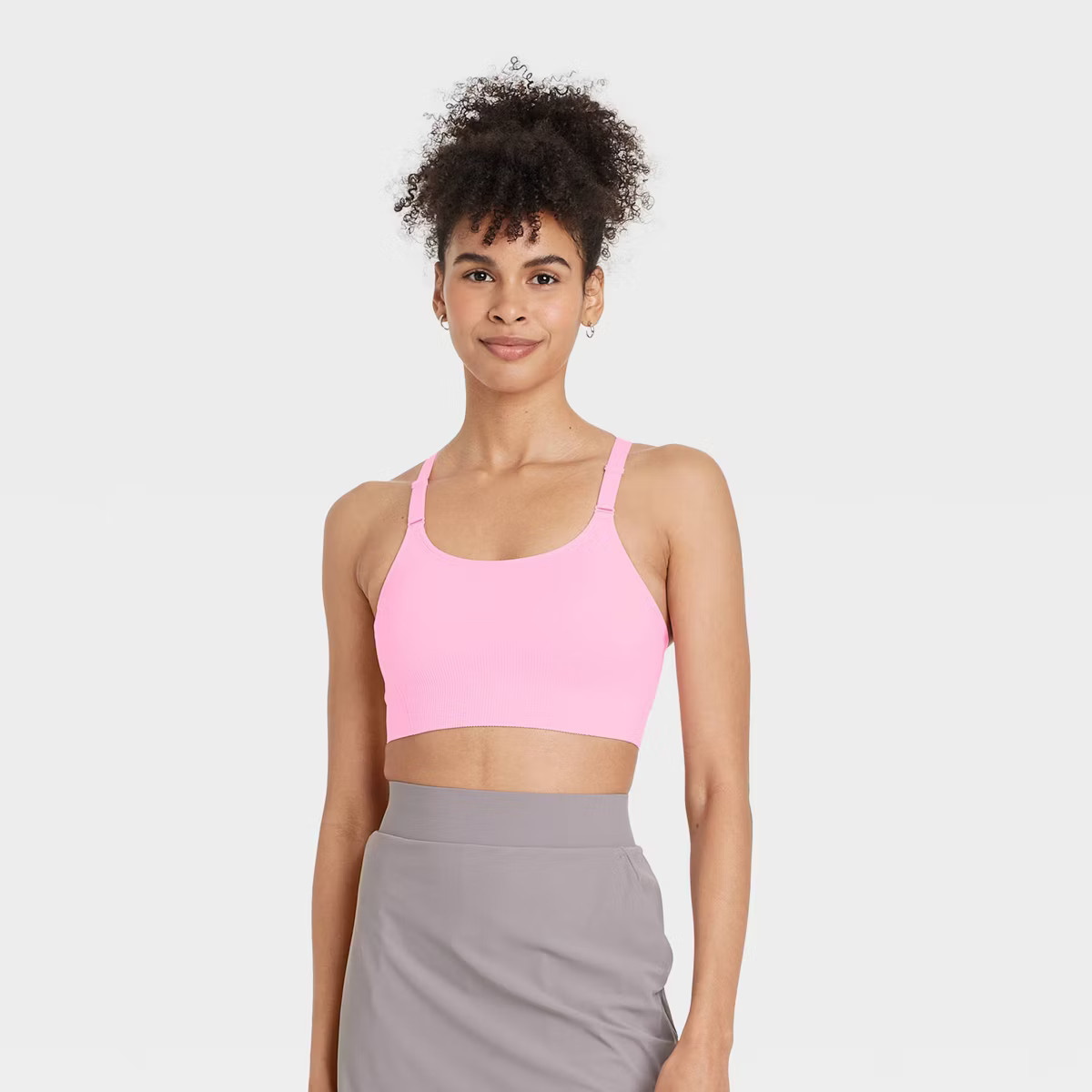 Women's Seamless Medium Support Cami Sports Bra - All In Motion™ | Target