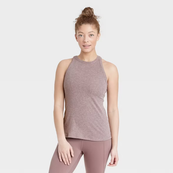 Women's Active Ribbed Tank Top - All in Motion™ | Target