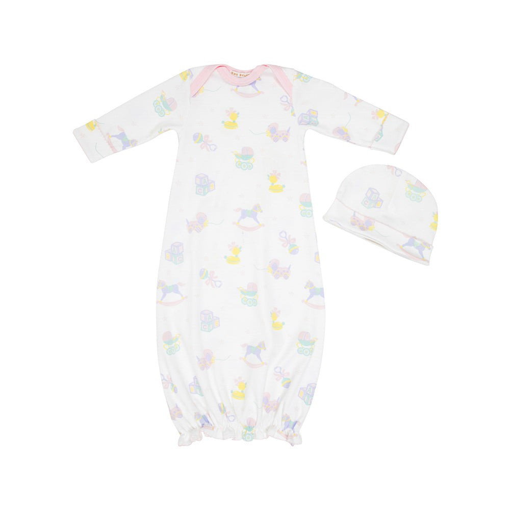 Adorable Everyday Set - Something for Baby Pink with Worth Avenue White & Palm Beach Pink Picot | The Beaufort Bonnet Company