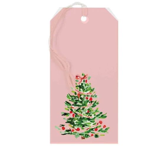 Gift Tag: Oh Christmas Tree Pink {Gift Tag, Christmas, Holiday, Party} | Etsy (US)