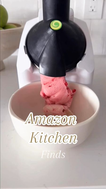 ON SALE NOW!!! Beat the heat with the ultimate summer treat! 🌞 Introducing the latest obsession: the fruit smoothie soft serve ice cream maker! 🍓This magical contraption turns your favorite fruits into instant soft serve ice cream—talk about a game-changer!
Grab Yours Here: https://amzn.to/3wbJCWe

This fruit smoothie soft serve ice cream maker is an absolute delight. It's super easy to use—just freeze your favorite fruits, place them in the machine, and voila! Instant soft serve goodness at your fingertips. 🍇🍍 And the best part? You can even add in toppings to give it a nice yummy twist! 🎉

Imagine indulging in a creamy swirl of strawberry-banana bliss or a tropical mango-pineapple paradise—all without any guilt! 🥭🍍 With this nifty gadget, the possibilities are endless. Plus, it's a fun activity for the whole family to enjoy together! 👨‍👩‍👧‍👦

So say goodbye to boring old snacks and hello to a summer sensation that everyone will love! 🌟 Whether you're lounging by the pool or hosting a backyard barbecue, this fruit smoothie soft serve ice cream maker is sure to be a hit. Get ready to chill out in style! 😎🍦 #summersnack #frozentreats #softserve #icecream #icecreamlover #veganrecipes #vegandessert #veganfoodshare #founditonamazon #amazonkitchengadgets #amazonkitchenfinds #amazonfinds #amazonfind #softserveicecream

#LTKhome #LTKVideo #LTKGiftGuide