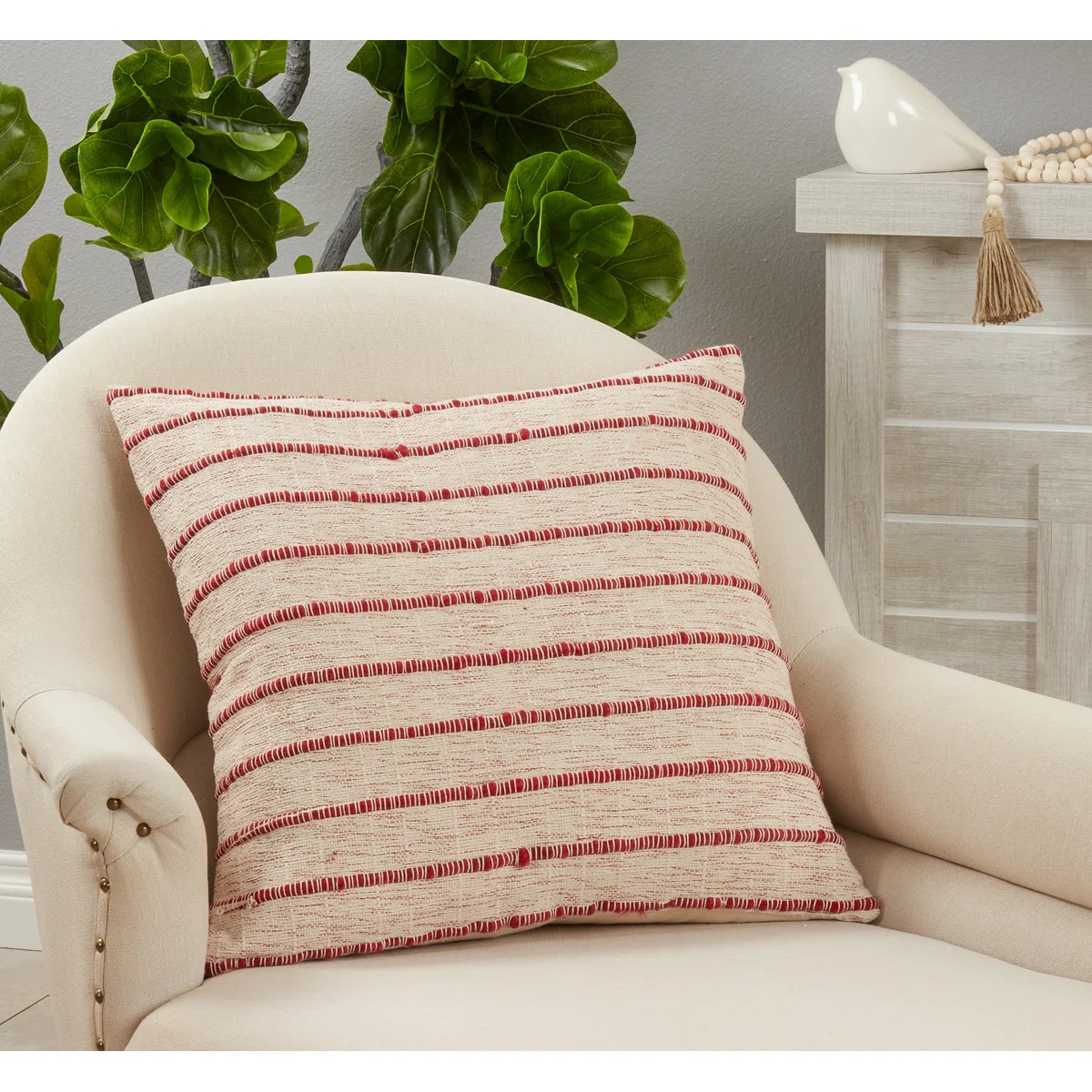 Coralee Square Cotton Pillow Cover & Insert | Wayfair North America