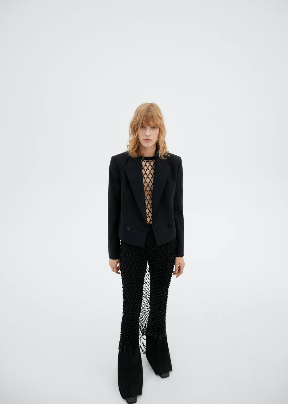 Blazer with short lapels | MANGO (US)