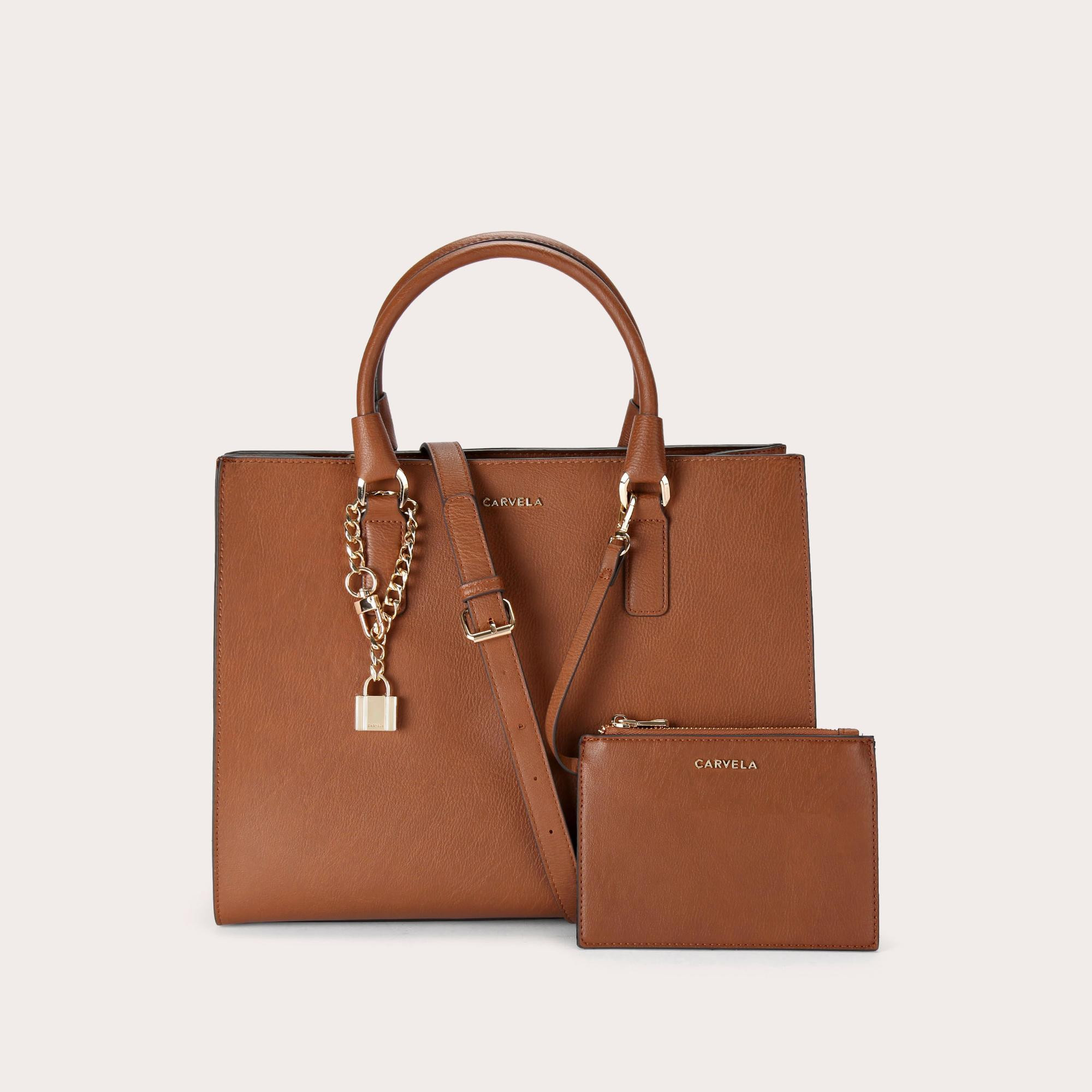 LATTE Tan Tote Bag by CARVELA | Carvela UK