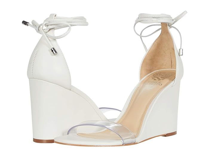 Vince Camuto Stassia (White/Clear) Women's Shoes | Zappos