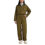 Levi's Women's Premium Baggy Surplus Jumpsuit, (New) Dark Olive, Medium | Amazon (US)