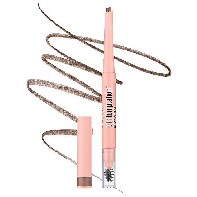 Maybelline Total Temptation Eyebrow Definer Pencil, Soft Brown, 1 Count | Amazon (US)