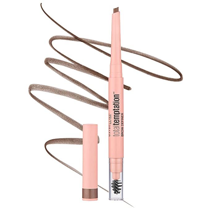 Maybelline Total Temptation Eyebrow Definer Pencil, Soft Brown, 1 Count | Amazon (US)