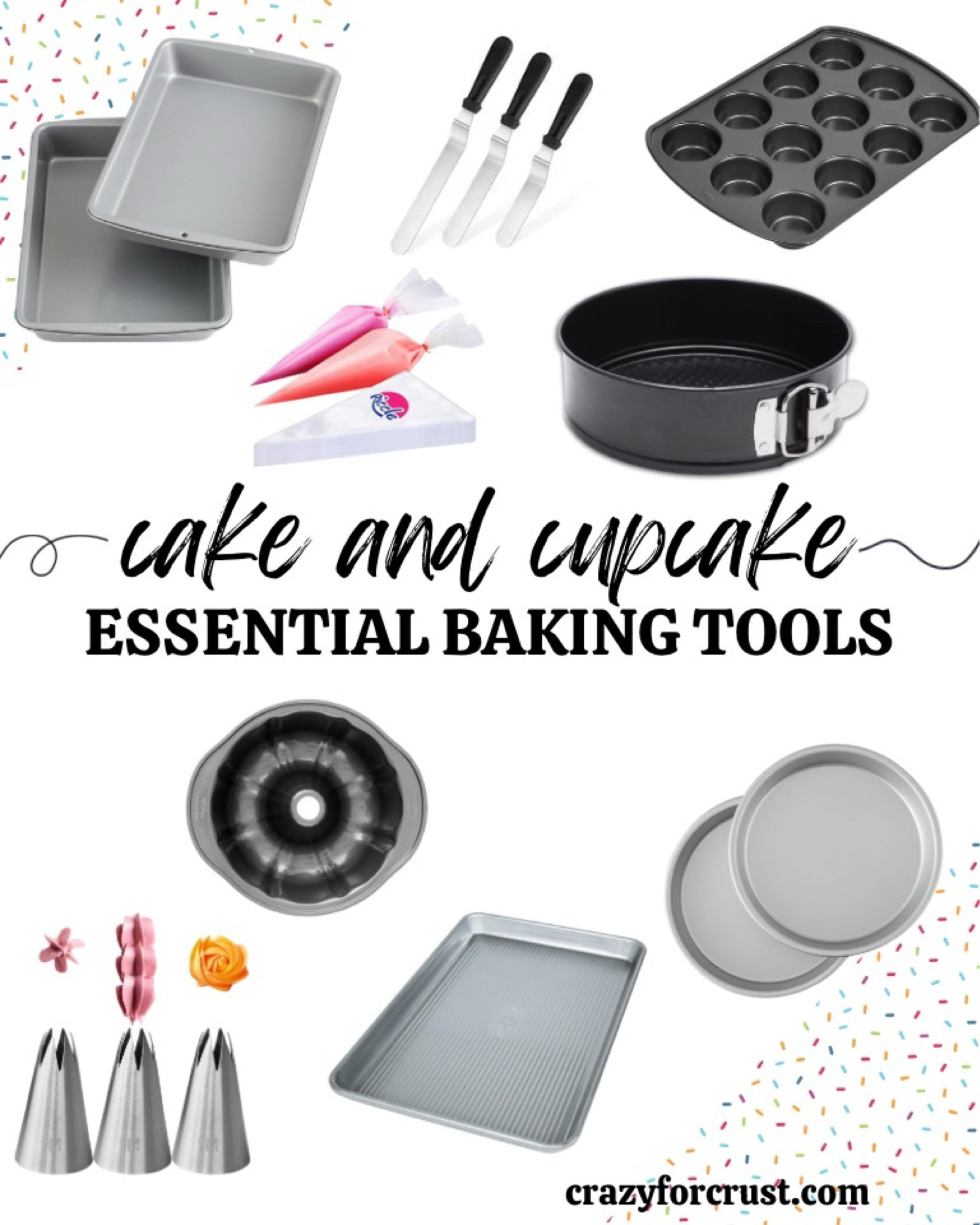 Create beautiful and delicious cakes and cupcakes! #baking #cakes #cupcakes