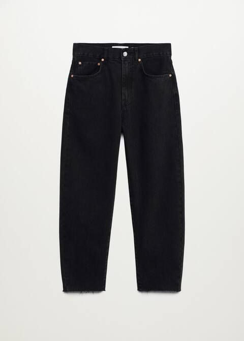 High-waist balloon jeans | MANGO (US)