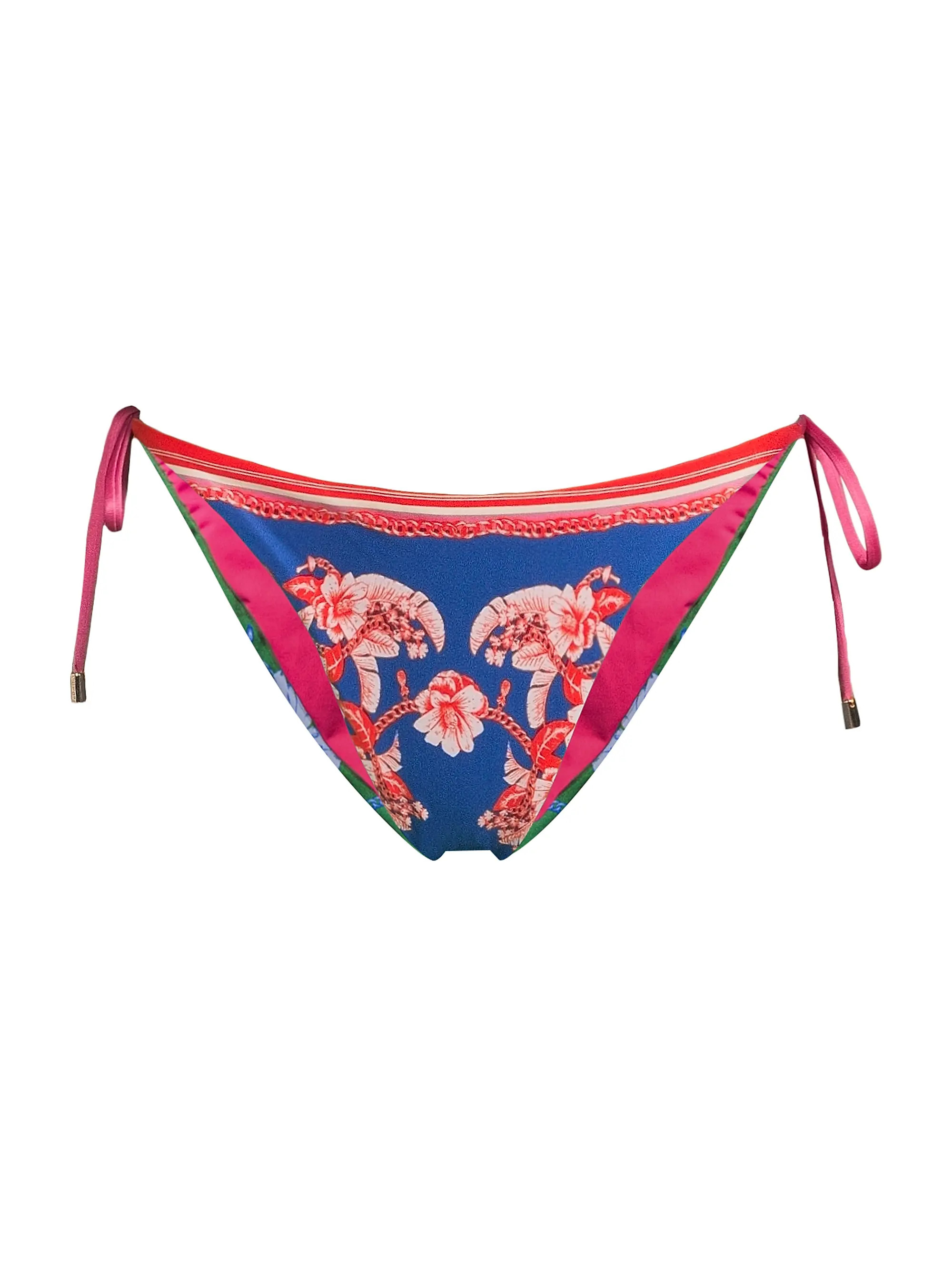 Floral Mixed Scarves Bikini Bottom | Saks Fifth Avenue