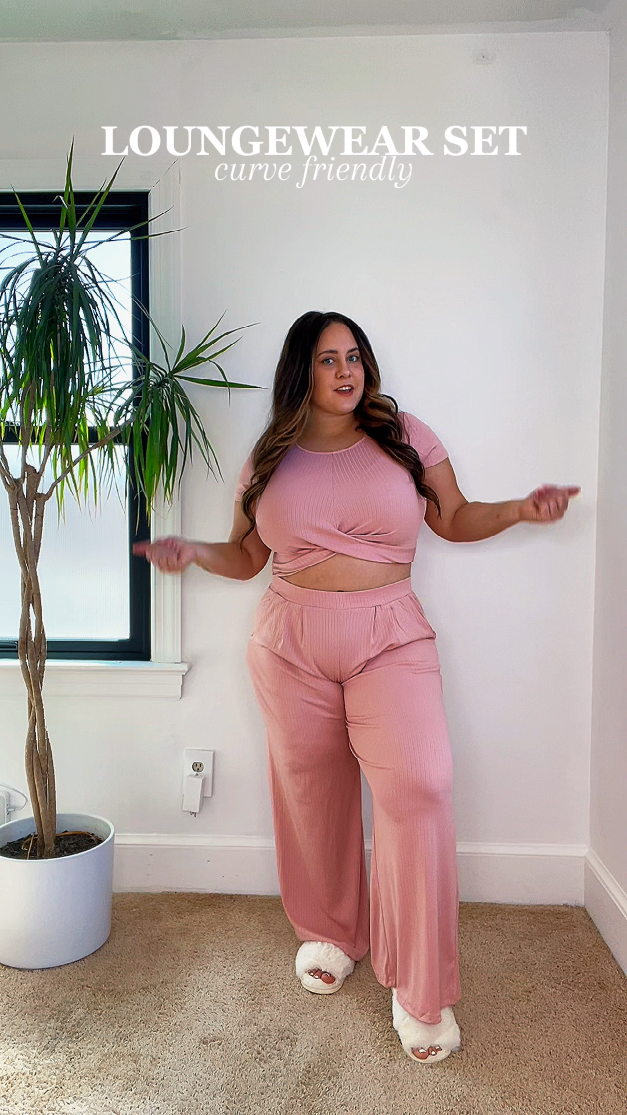 Size 14 wearing an XL! 

#loungewear #matchingset #setgirl #LTKcurves #airportoutfit #traveloutfit #size14 #size16 #curvy 

#LTKfindsunder50 #LTKmidsize #LTKstyletip