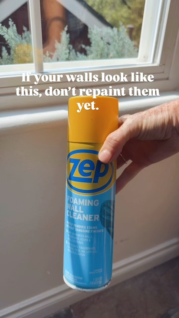 The Wall Cleaner That Actually Works

If your walls are covered in scuffs, fingerprints, and everyday marks, try this before you repaint. Zep Foaming Wall Cleaner is one of those cleaning products that gives you an instant, satisfying before-and-after—and it’s so easy to use. Linking the exact one I use here.

#LTKHome #LTKmomlife #LTKdayinmylife