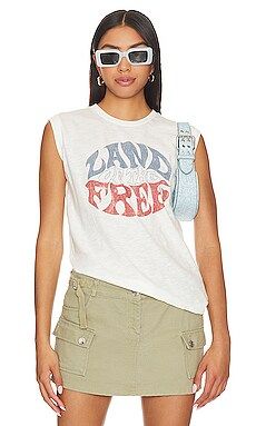 Land Of The Free Moto Tee
                    
                    Girl Dangerous | Revolve Clothing (Global)