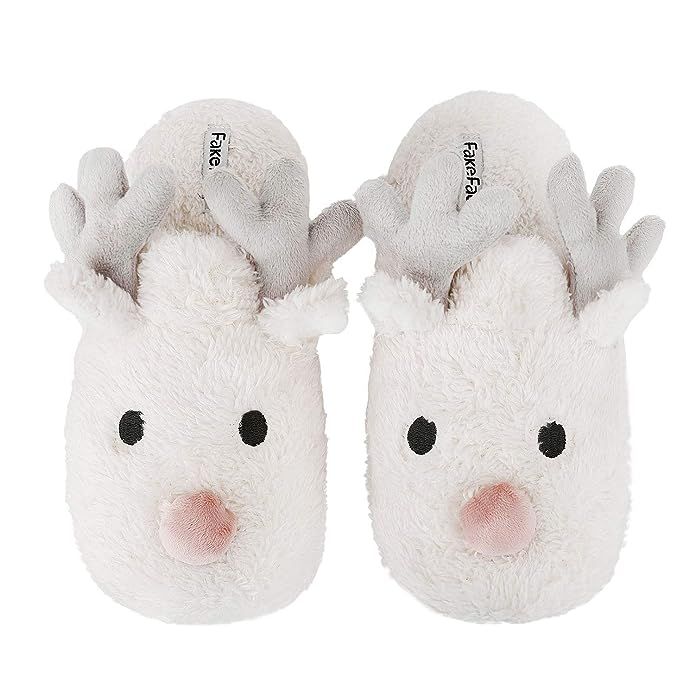 Womens Cartoon Indoor Warm Fleece Slippers Winter Soft Cozy Home Booties Non-Slip Plush Slip-on S... | Amazon (US)