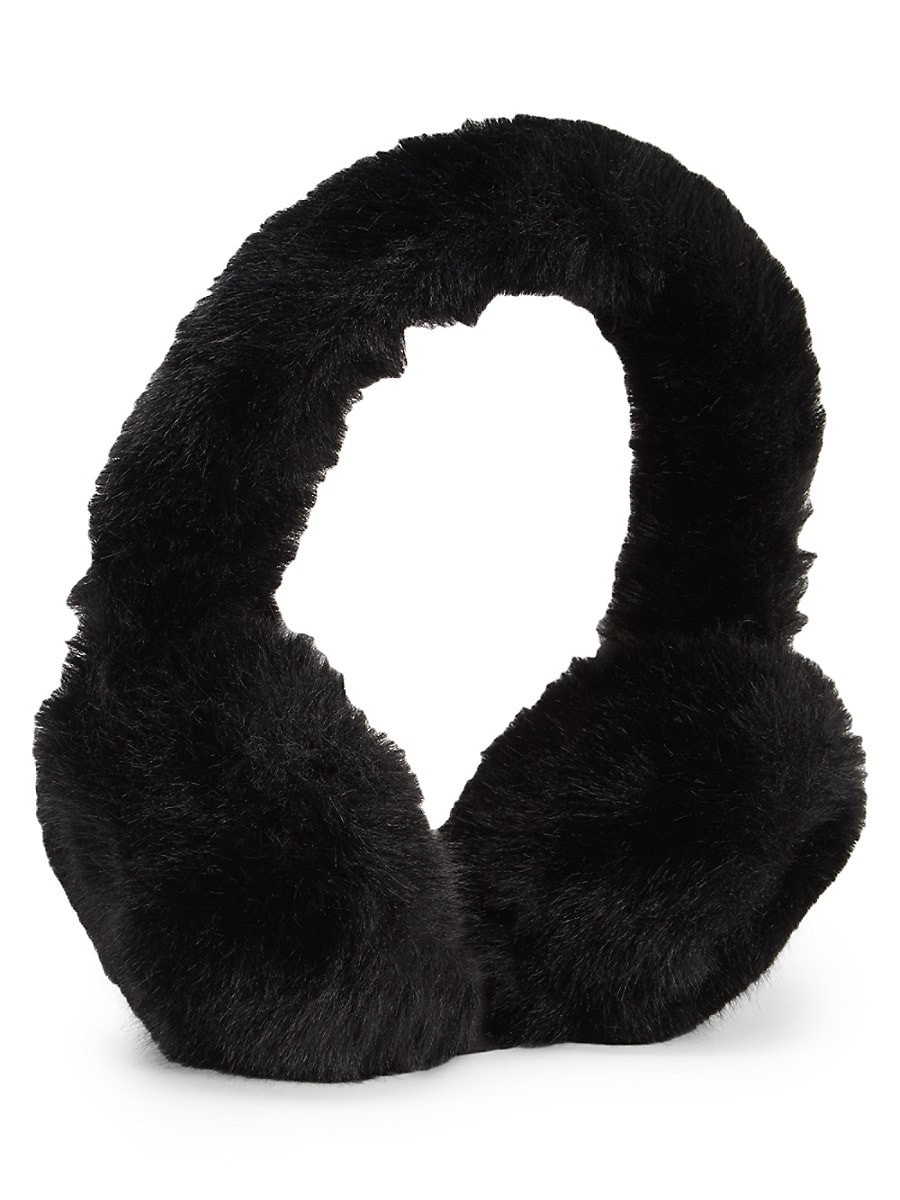 Ugg Women's Faux Fur Ear Muffs - Black | Saks Fifth Avenue OFF 5TH