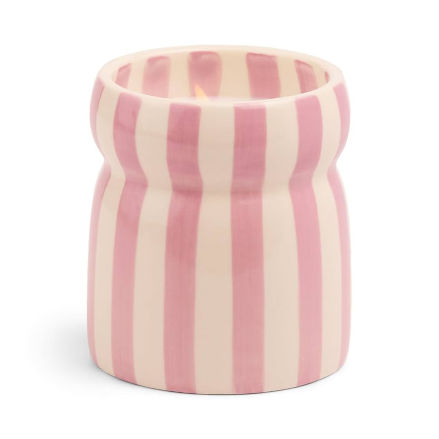 Paddywax Cabana Hand-Painted Scented Candle in Ceramic Reusable Food Safe Jar, Clean-Burn Soy Can... | Amazon (US)