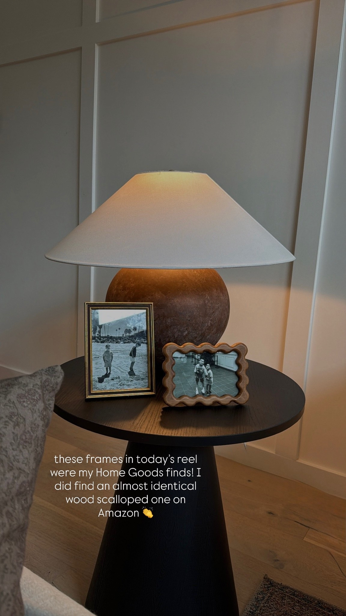 Love this pedestal table so much! Lamp is this Galey Alix one and I just DIY’d the base to turn it brown 🤗

#LTKHome