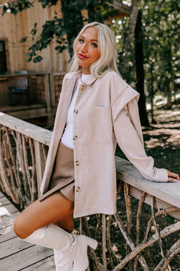 Back Before Dawn Jacket In Iced Latte | Impressions Online Boutique
