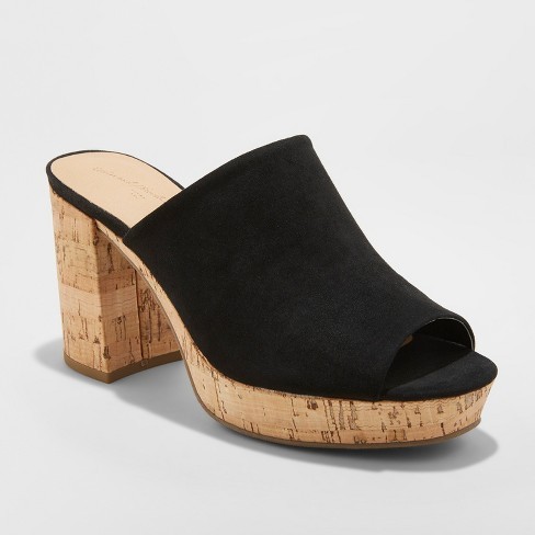 Women's Michelle Cork Mules - Universal Thread™ | Target