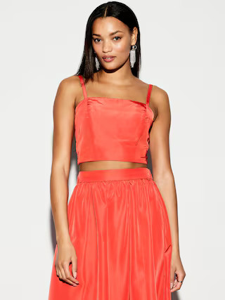 The Occasion by Old Navy Taffeta Cropped Tank Top | Old Navy | Old Navy (US)