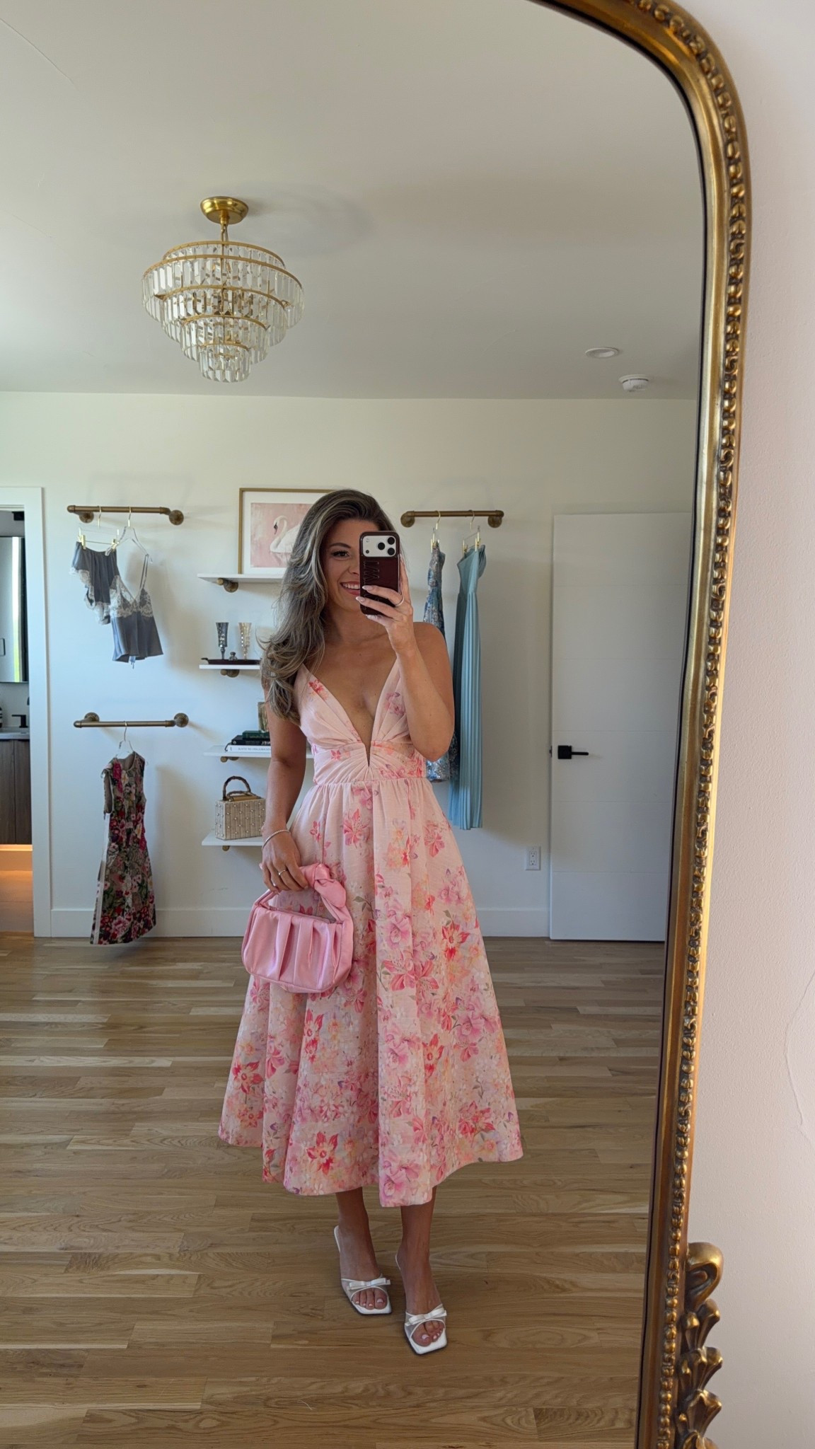 Macys pink midi spring event and wedding guest dress

30% off friends and family sale 4/22-5/3 
divi: emerson15
electric picks: emerson20

i sized down to xs

Mother’s day 
Baby shower
Spring event
Beach 
Vacation
Summer looks 

#LTKSeasonal #LTKgrwm #LTKTravel
