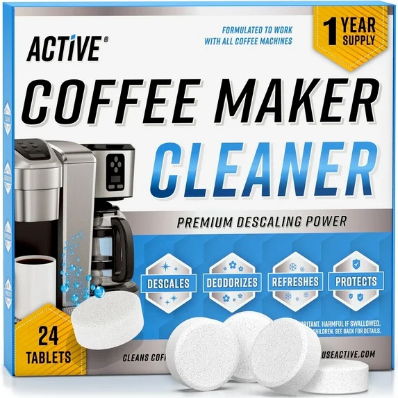 Active Coffee Machine Cleaner and Descaler, (Keurig, Nespresso, Ninja, Espresso), 24 Count, 1 pac... | Walmart (US)