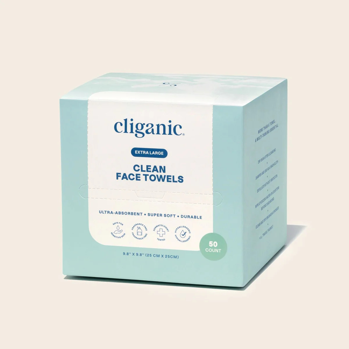 Clean Face Towels | Cliganic