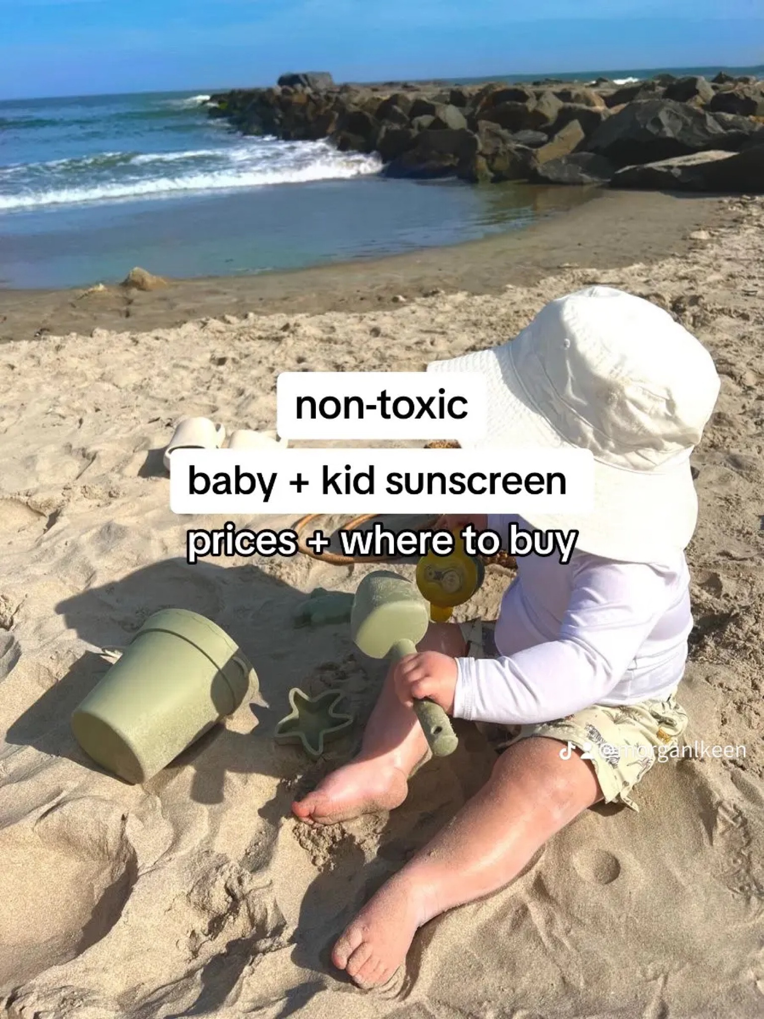 Non-toxic sunscreen for kids ☀️