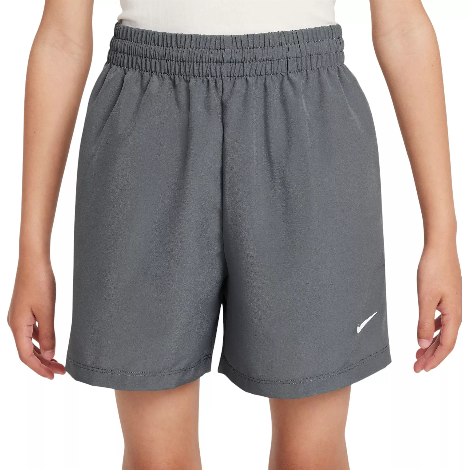 Nike Kids' Multi Dri-FIT Woven 4” Shorts, XS, Smoke Grey/White | DICK'S Sporting Goods