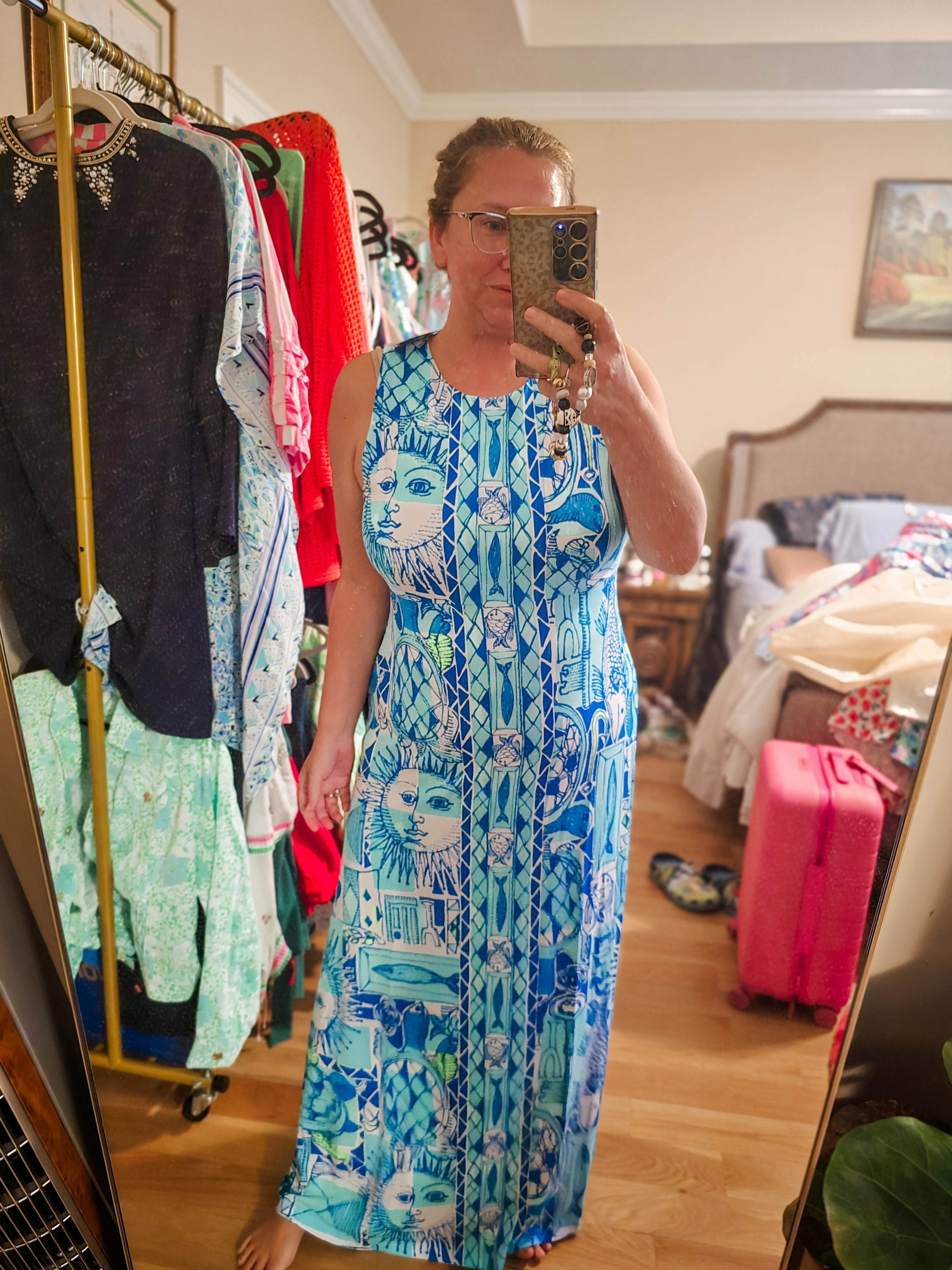 The Ellison maxi I thought would be the perfect for summer... however I think Im going to have to trade it in for another one on this print. I am not loving it :/ this is an XL #livinglargeinlilly #lillypulitzer #maxi #summerdress 

#LTKPlusSize #LTKMidsize #LTKootd