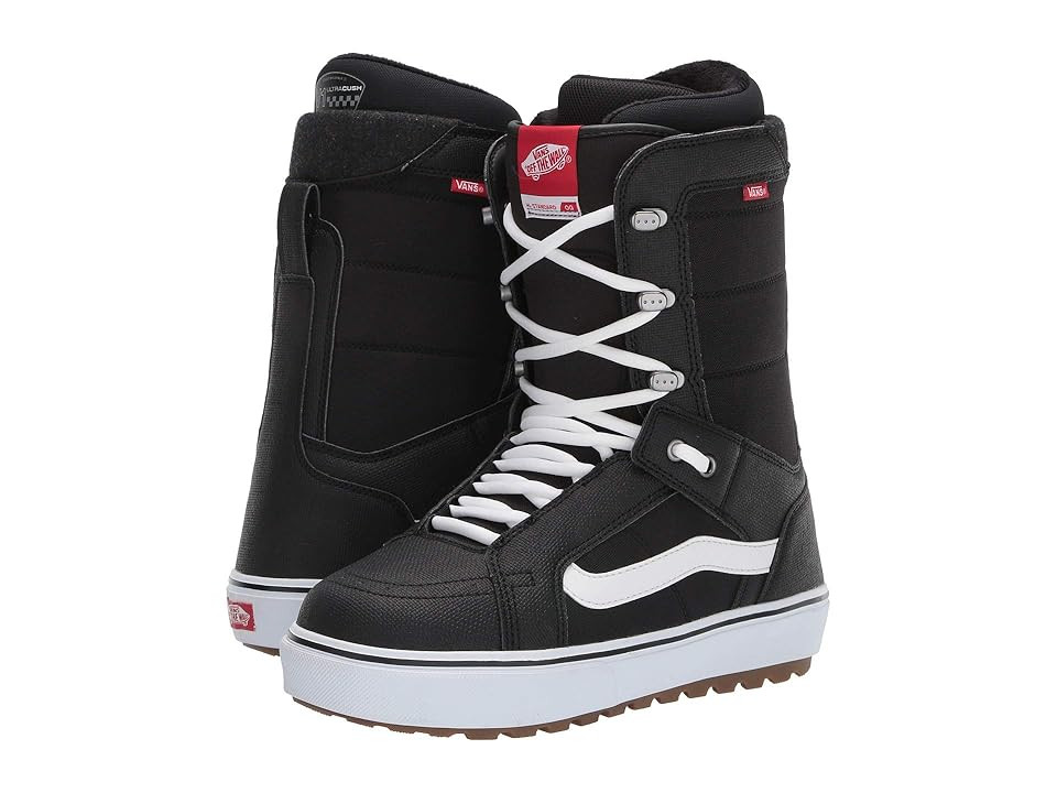 Vans Hi Standard OG Snowboard Boots Men's Boots Black/White '19 : 10.5 D - Medium | Zappos