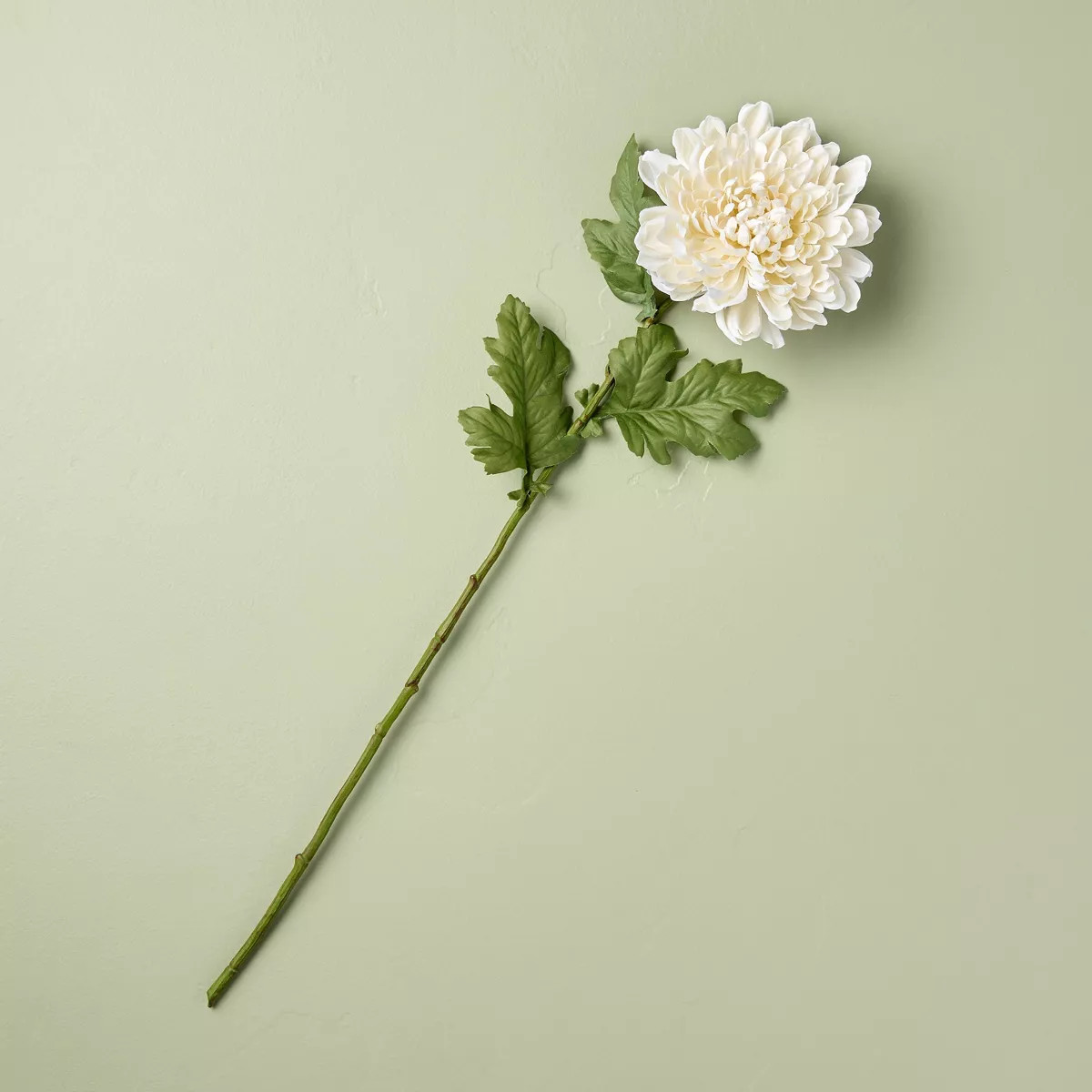 25" Faux White Chrysanthemum Flower Stem - Hearth & Hand™ with Magnolia | Target