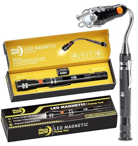Magnetic Pickup Tool, Gifts for Men, Telescoping Magnet Flashlight, Gifts Idea & Stocking Stuffer... | Amazon (US)
