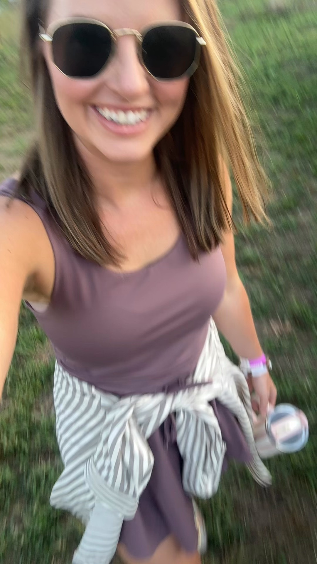 Love this new fall color in my favorite active dress! I have the size medium and love that it has built-in biker shorts and a pocket. Drawstring waist is super flattering. Paired it with my striped button-down for when it gets cooler and sneakers! 

Active dress, tennis dress, bike shorts, fall casual outfit, sports mom

#LTKootd #LTKSeasonal #LTKActive