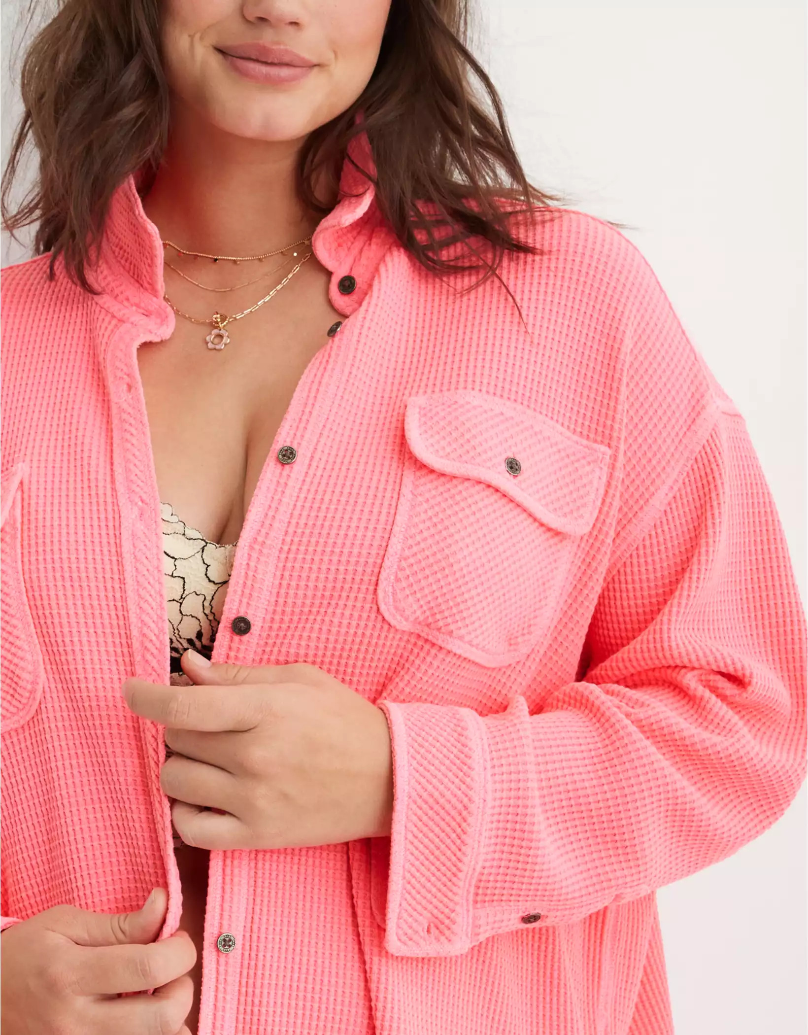 Aerie LumberJane Waffle Shirt | Aerie