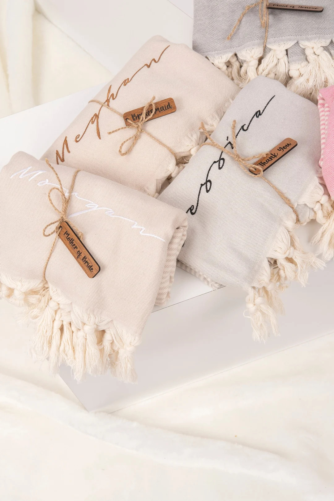 Bridesmaid Towel, Personalized Beach Bachelorette Towel, 100 % Turkish Cotton - Etsy | Etsy (US)