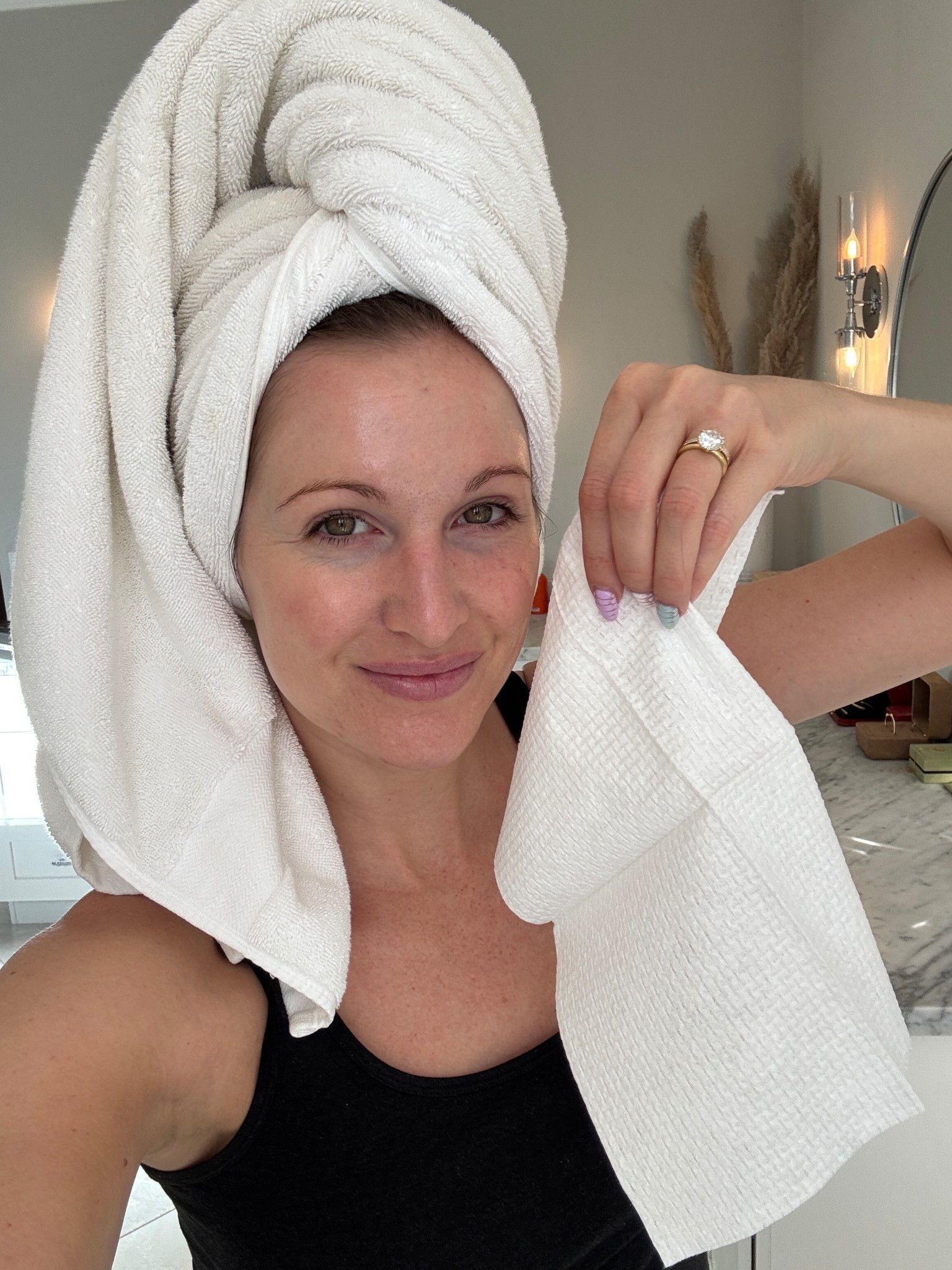 I have been using these for over a year. I never wipe my face w/ a used towel. They have made a huge difference! I'm still working on some pigemnt issues/sun spots, but this helps to prevent breakouts.
Tip: I rip them in half to make them last longer

#LTKSaleAlert #LTKSpringSale #LTKBeauty