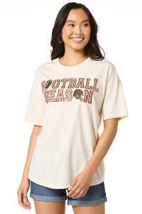Cato Fashions | Cato Sequin Football Season Tee | Cato Fashions