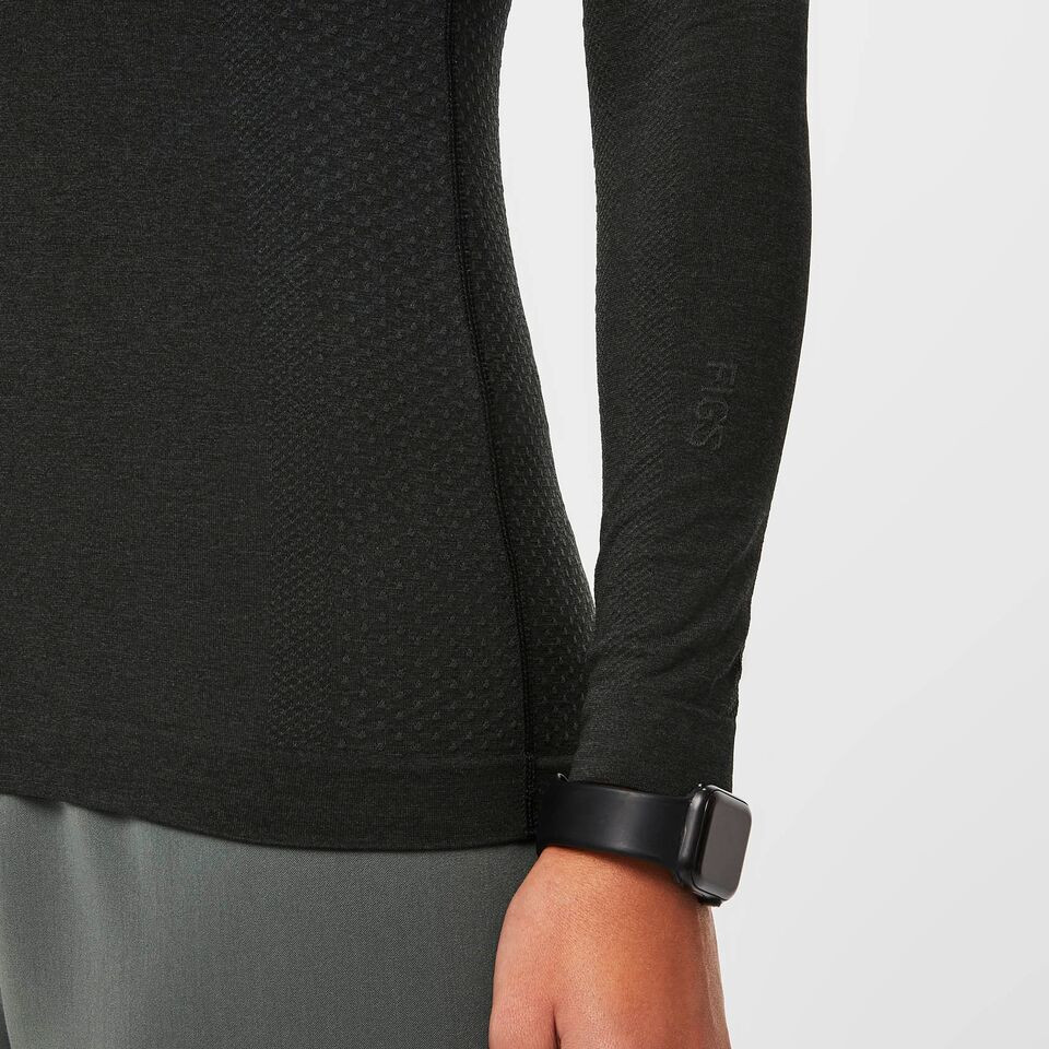 Women's Salta Seamless Longsleeve Underscrub - Bonsai · FIGS | FIGS