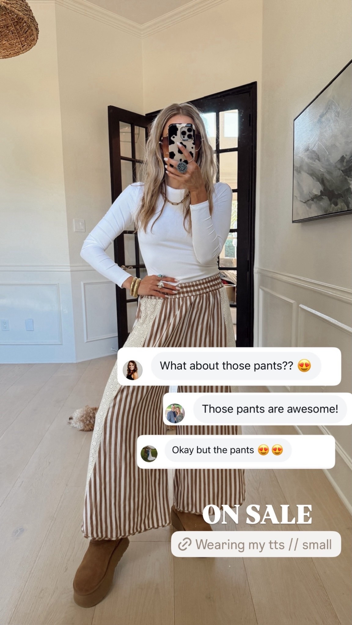 The cutest boho // Free People vibes pants are ON SALE✨👀
These are so fun and unique.

Wearing size small // my tts

5’5” // 120 lbs

#LTKootd #LTKgrwm #LTKmomlife