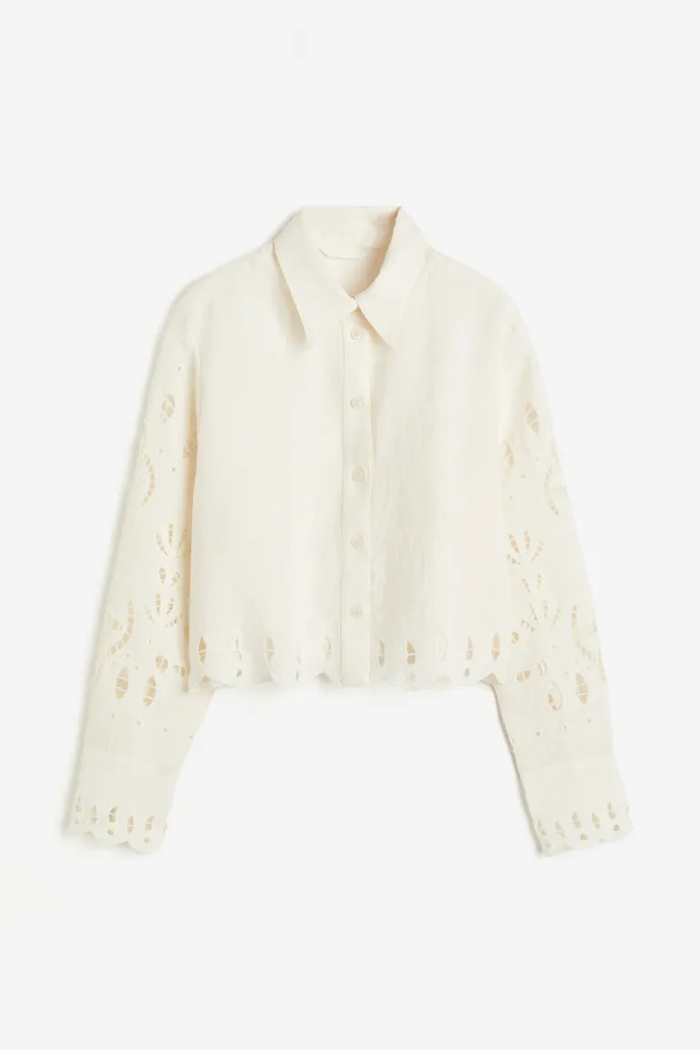 Broderie anglaise shirt | H&M (UK, MY, IN, SG, PH, TW, HK)