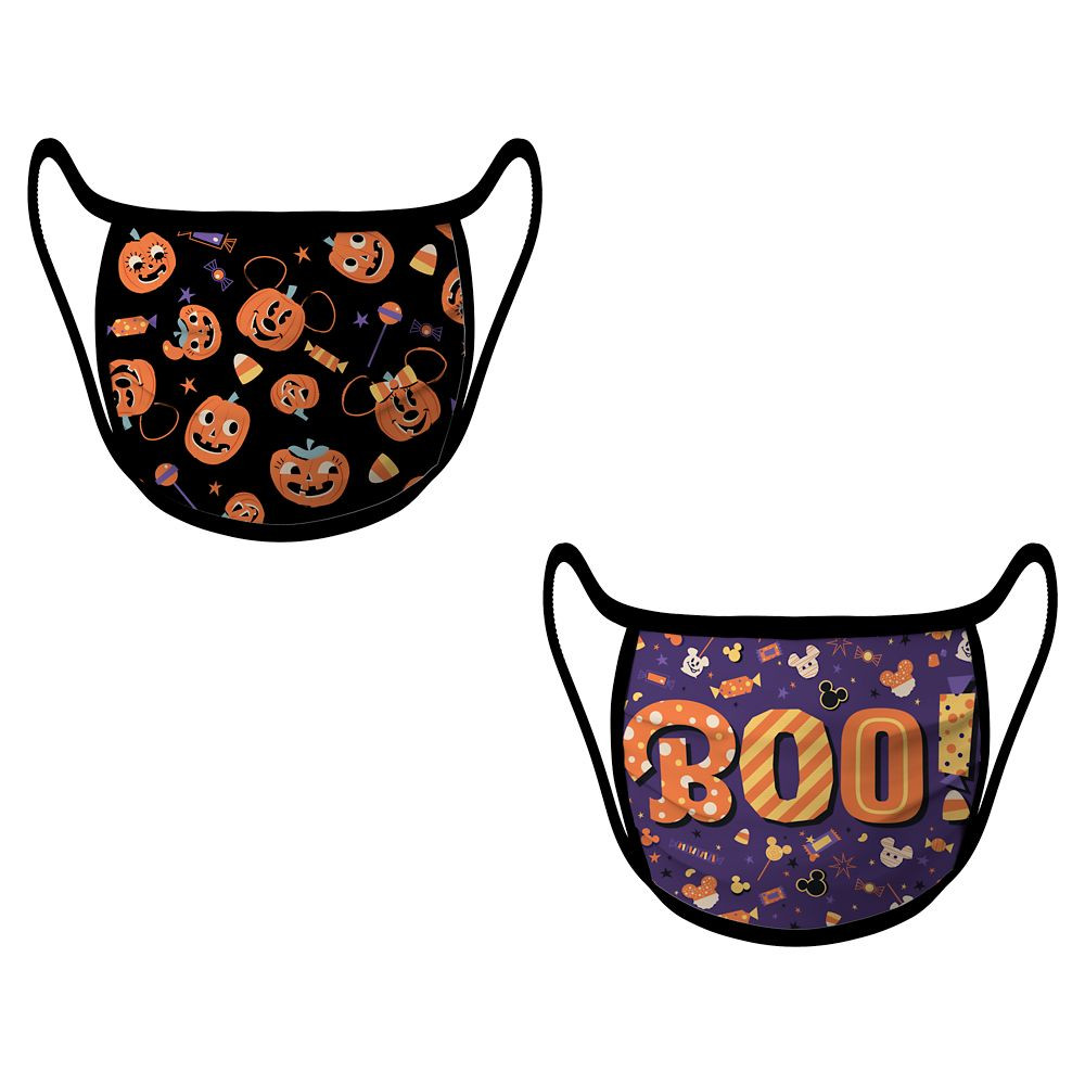 Cloth Face Masks 2-Pack Mickey and Minnie Mouse Halloween Limited Release Official shopDisney | Disney Store