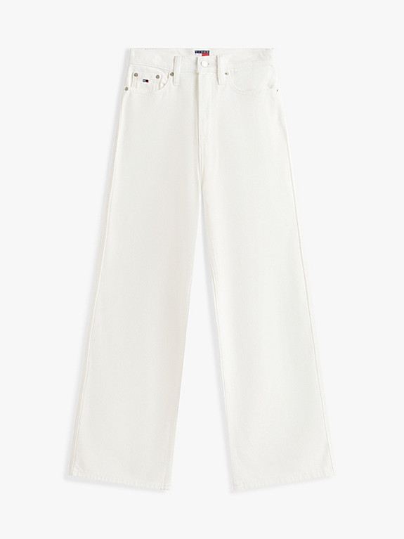 Claire weiße Jeans mit hohem Bund und weitem Bein | Tommy Hilfiger (DE)