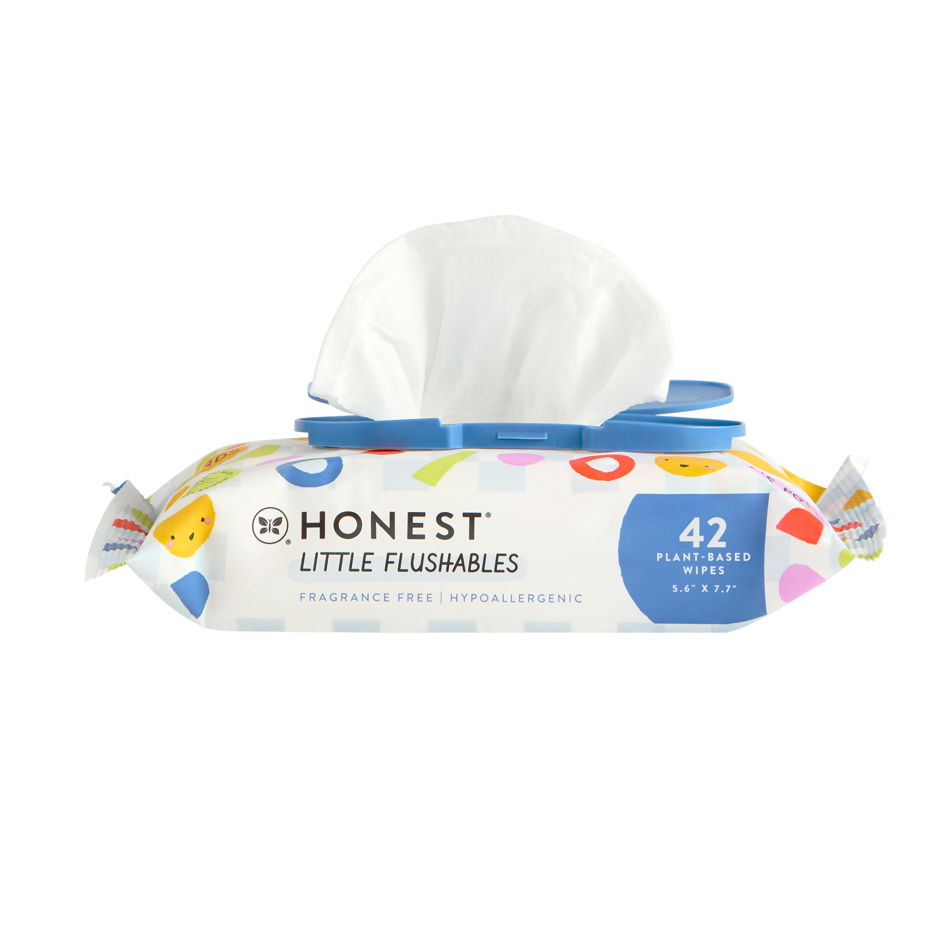 Honest Little Flushables, 42 Count Wipes, Hypoallergenic, Plant-Based | The Honest Company
