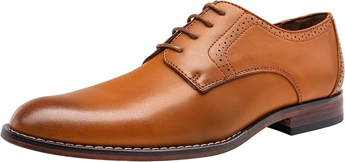 Vostey Men's Dress Shoes Classic Wingtip Brogue Men Oxfords | Amazon (US)