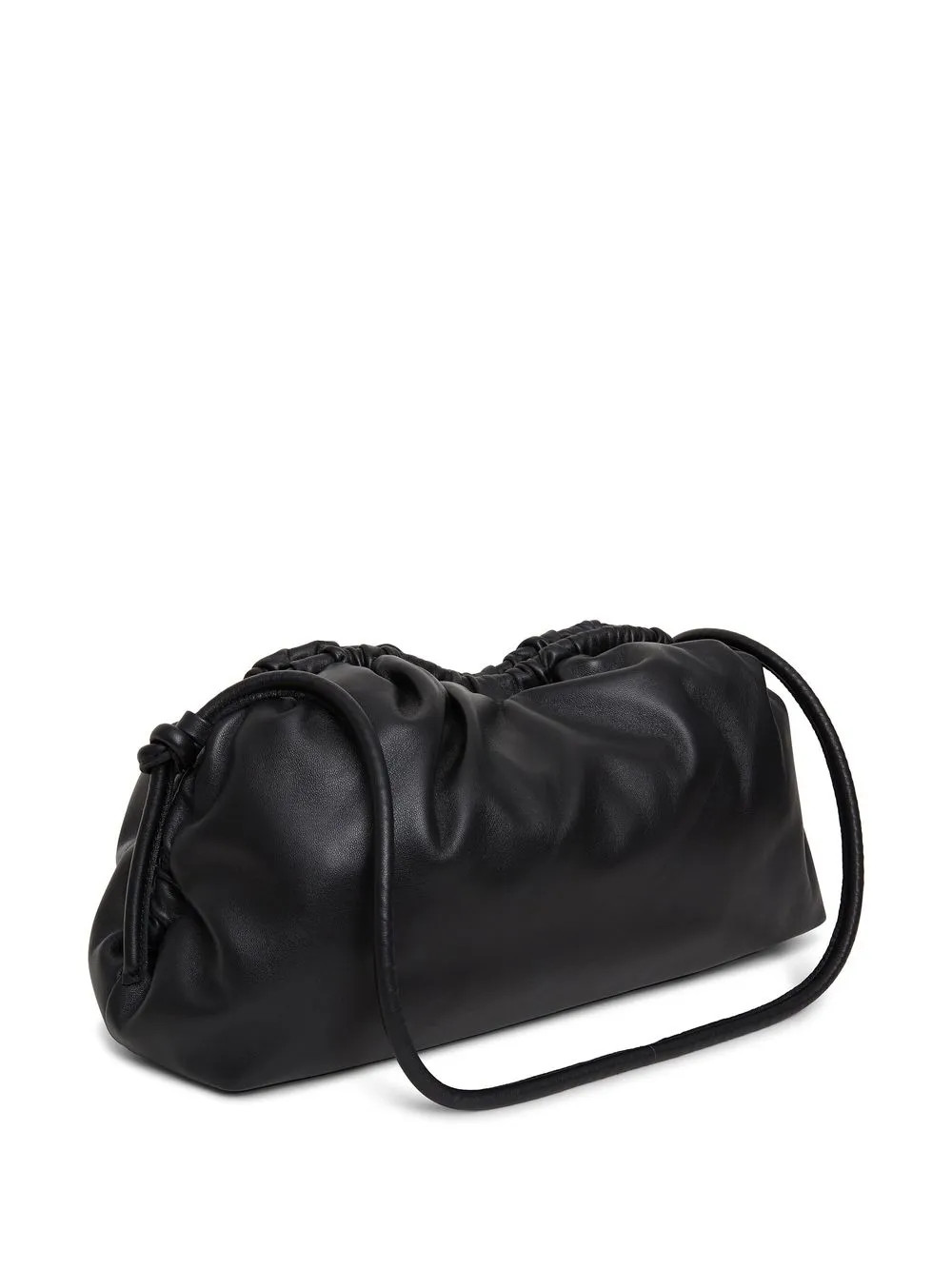 Mansur Gavriel Cloud logo-lettering Clutch Bag - Farfetch | Farfetch Global