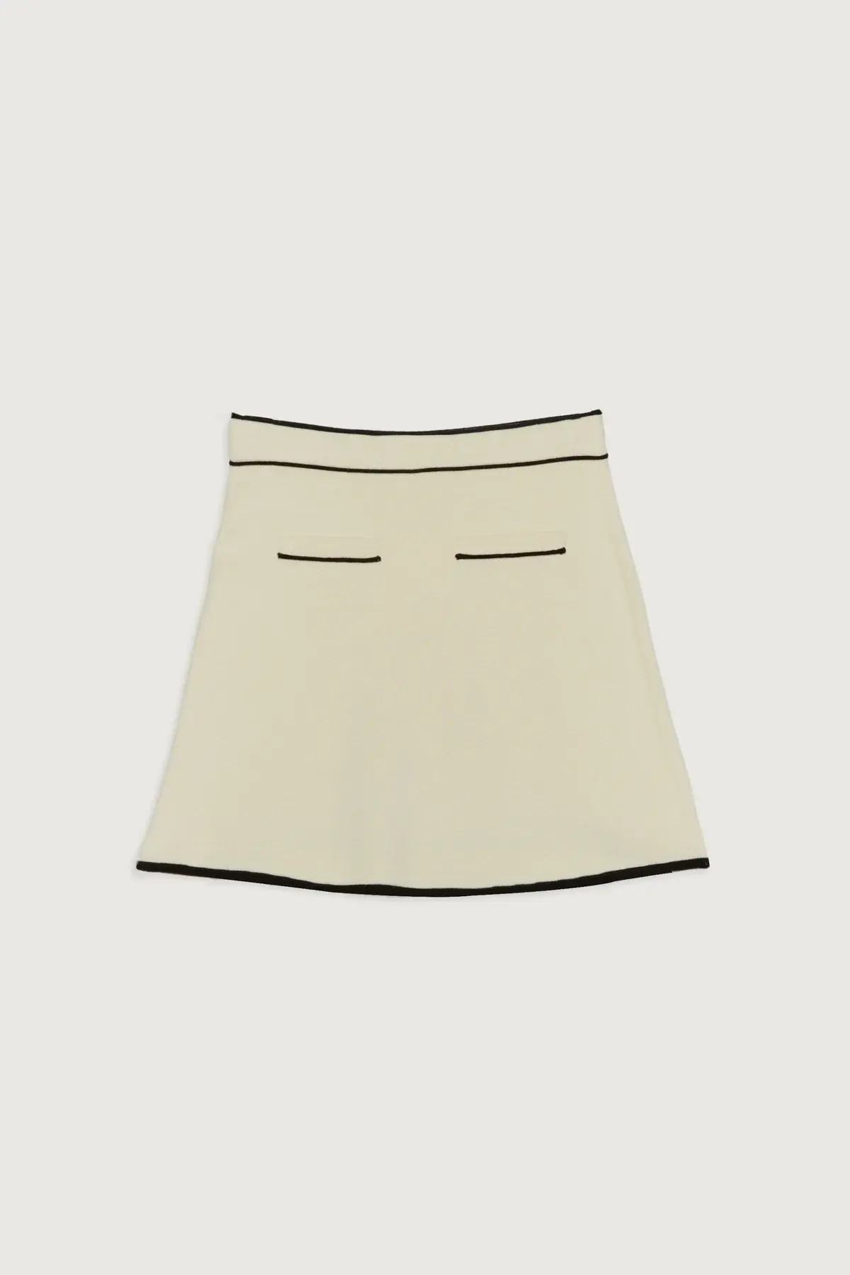 KNIT MINI SKIRT        5.0 star rating   6 Reviews          $58    
 SK-8408-W  Cream Black  Blac... | OAK + FORT
