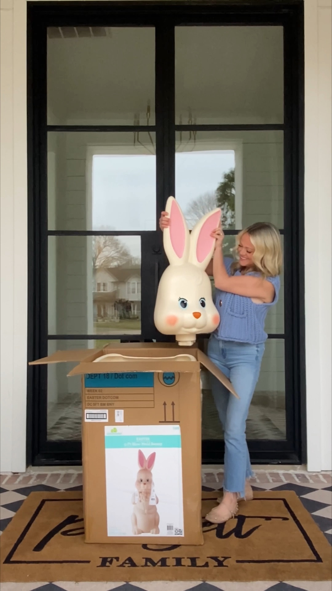 The 5ft blow mold bunny is back and better than ever before! 

Easter / spring / front porch / Spring decor / doormat / outdoor rug / rug 

#LTKSeasonal #LTKdayinmylife #LTKHome